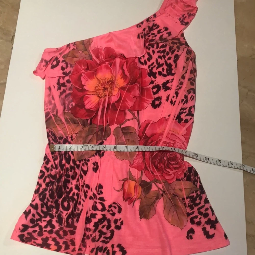 One Shoulder Ruffle Top - Picture 3 of 4